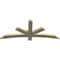 Ekena Millwork Alberta Rough Sawn Timber Gable Bracket, Douglas Fir, 60"W x 25"H x 2"D x 4"F, 10/12 Pitch GBW060X25X0204ALB00RDF - alternate 2